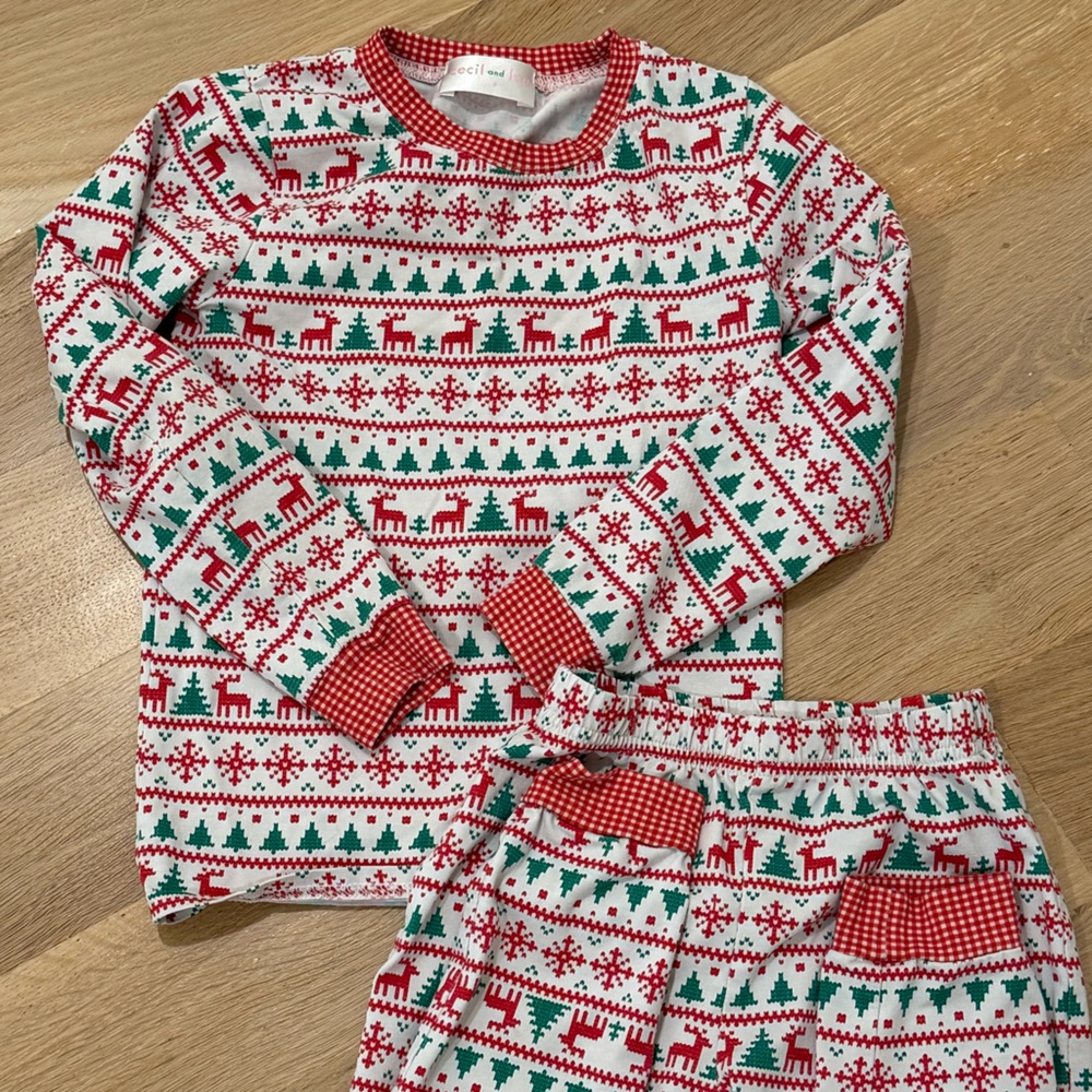 Cecil & Lou Christmas Holiday Pajama Set